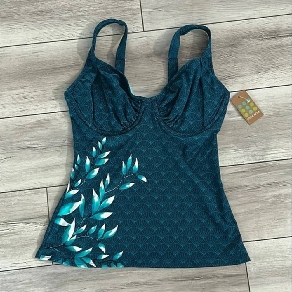Title Nine size 32DD underwire tankini top nwt